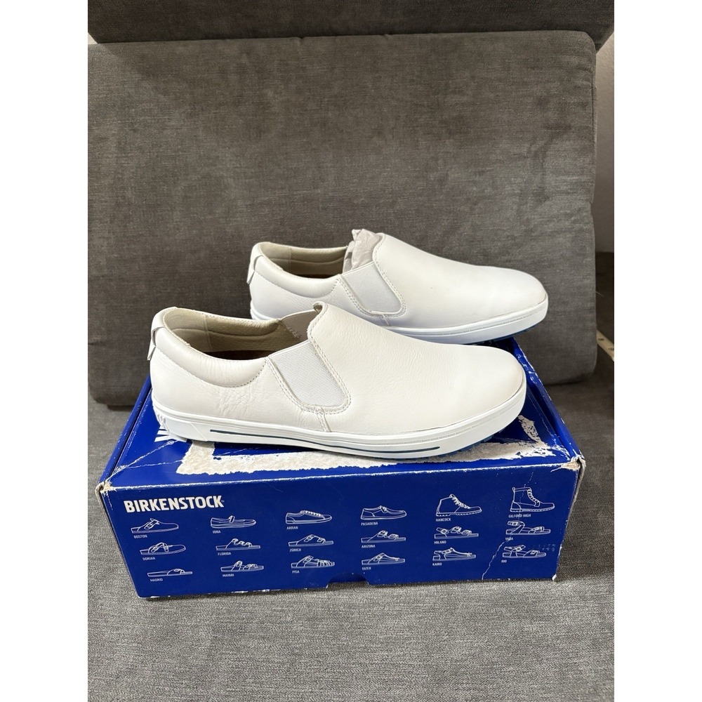 Birkenstock White Slip-On Sneakers